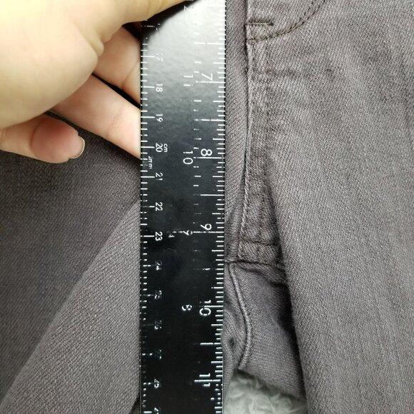 Democracy Jeans Womens 8 Flexellent Gray Stretch Mid Rise Cropped *Read* - Picture 8 of 12